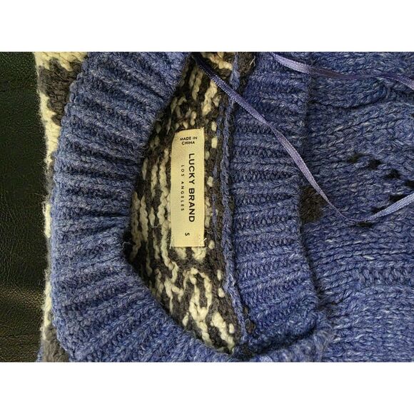 Ladies Lucky Brand Fair Isle Sweater (S) - Picture 3 of 3